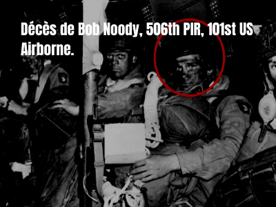 décès de Bob Noody, vétéran du débarquement en Normandie