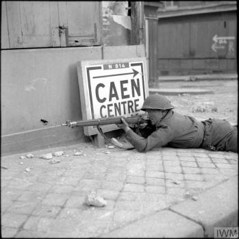 Caen-juillet 1944-normandy