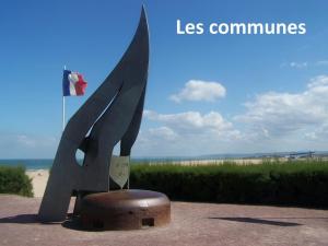 Les communes témoins du débarquement allié en Normandie le 6 juin 1944.