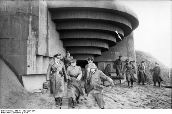inspection mur de l'atlantique-1944