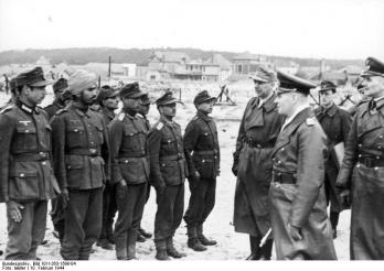 inspection de Rommel-mur de l'atlantique