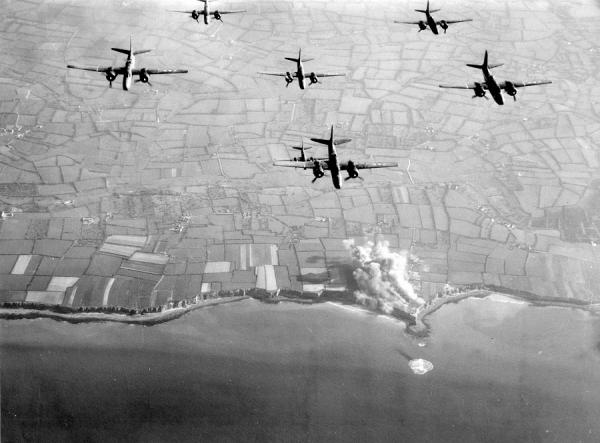 pointe du hoc-bombardement-1944