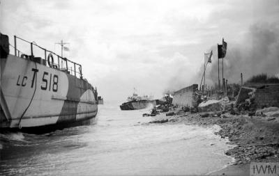 Saint aubin sur mer - juno beach - commandos- 1944