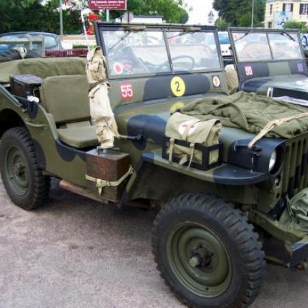 Jeep en "tenue" Britannique