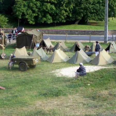 Entrée du camp de Vierville sur mer