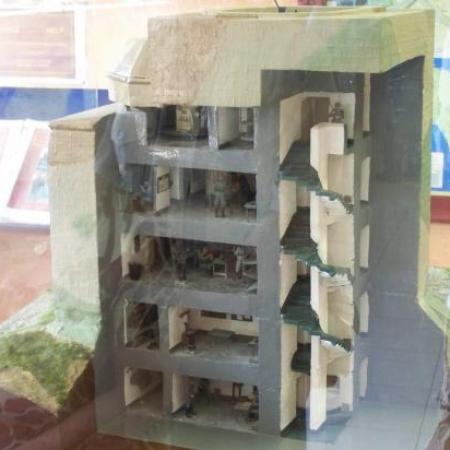 Ouistreham : Maquette du grand bunker