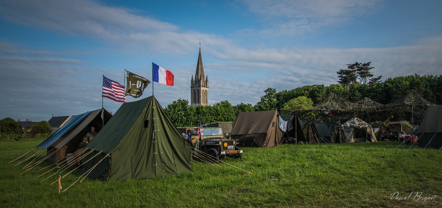 Camp de reconstitution allié. - photo : Pascal Briquet