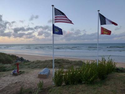 Charles Shay Mémorial sur Omaha Beach