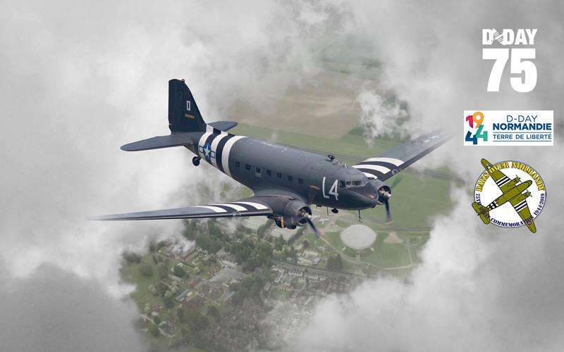 daks over normandy, rassemblement de c47 pour le 75ème anniversaire du débarquement en normandie