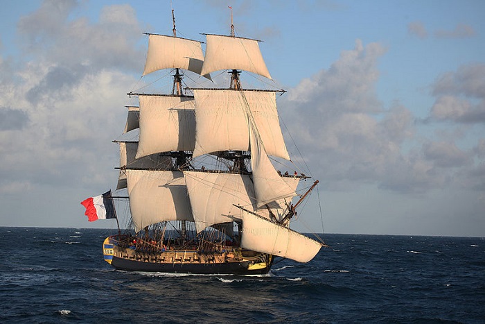 frégate hermione-commémorations 2019-normandie