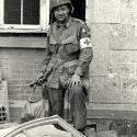 révérend George Wood, 82nd airborne à Sainte-Mère-Eglise le 6 juin 1944