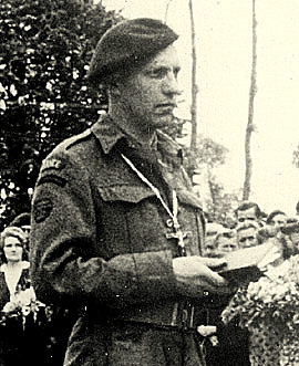 rené de naurois avec le commando de Kieffer en Normandie le 6 juin 1944