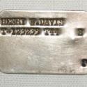 dog tag Henry w. Davis/8th USAAF
