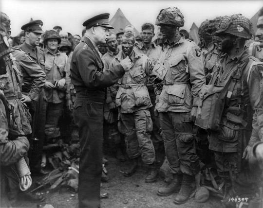 101st airborne-eisenhower-juin 1944