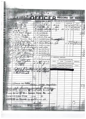 Record of service gildner 1